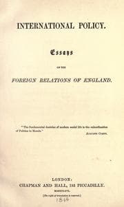 Tapa de International policy