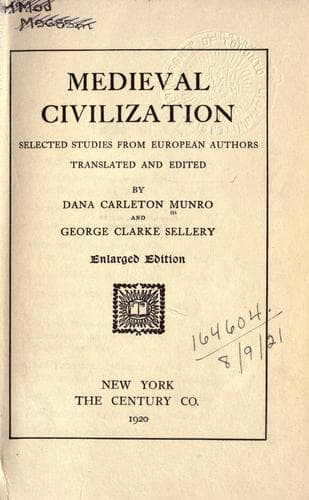 Tapa de Medieval civilization
