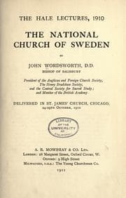 Tapa de The national church of Sweden