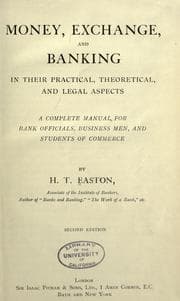 Tapa de Money, exchange, and banking in their practical, theoretical and legal aspects