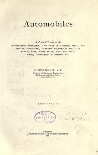 Tapa de Automobiles