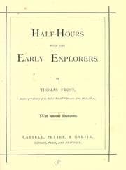 Tapa de Half-hours with the early explorers