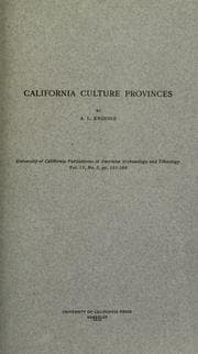 Tapa de California culture provinces
