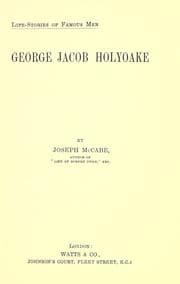 Tapa de George Jacob Holyoake