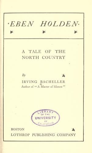 Tapa de Eben Holden