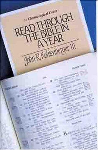 Tapa de Read Through the Bible in a Year