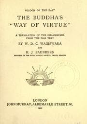 Tapa de The Buddha's "Way of virtue"