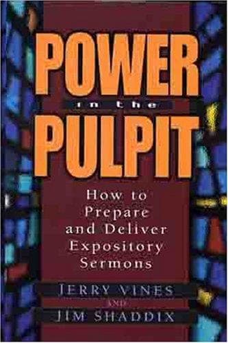 Tapa de Power in the pulpit