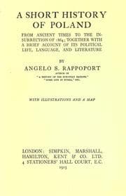 Tapa de A short history of Poland, from ancient times to the insurrection of 1864