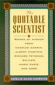 Tapa de The quotable scientist