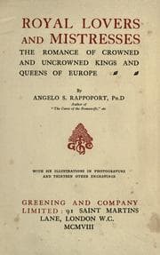 Tapa de Royal lovers and mistresses