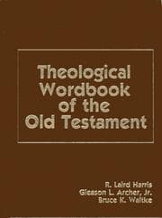 Tapa de Theological Wordbook of the Old Testament