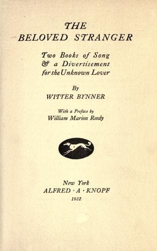 Tapa de The beloved stranger