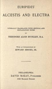 Tapa de Alcestis and Electra