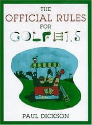 Tapa de The official rules for golfers