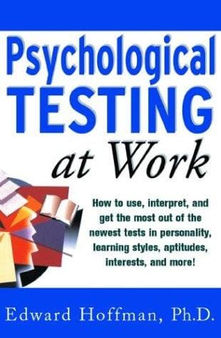 Tapa de Psychological Testing at Work