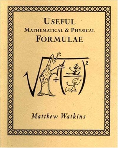 Tapa de Useful Mathematical and Physical Formulae