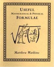 Tapa de Useful Mathematical and Physical Formulae