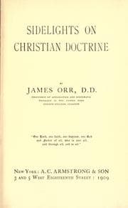 Tapa de Sidelights on Christian doctrine