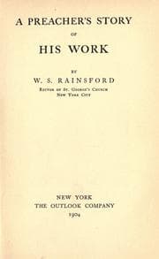 Tapa de A preacher's story of his work