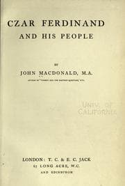 Tapa de Czar Ferdinand and his people