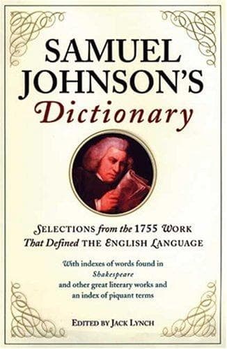 Tapa de Samuel Johnson's Dictionary