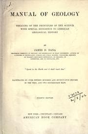 Tapa de Manual of geology