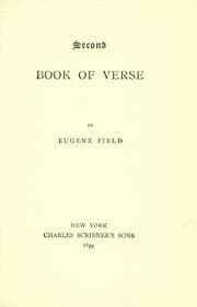 Tapa de Second book of verse