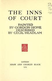 Tapa de The Inns of court