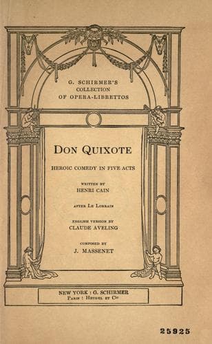 Tapa de Don Quixote