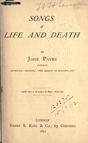 Tapa de Songs of life and death