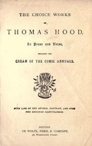 Tapa de The choice works of Thomas Hood