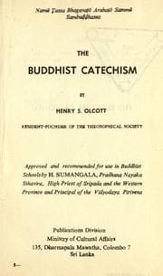 Tapa de A Buddhist catechism