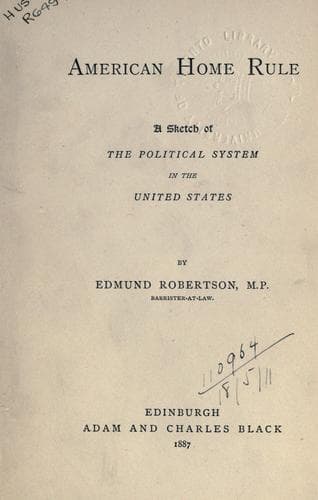 Tapa de American Home Rule