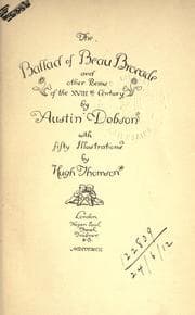Tapa de The ballad of Beau Brocade, and other poems of the 18th century