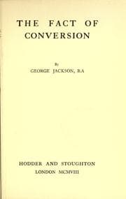 Tapa de The fact of conversion