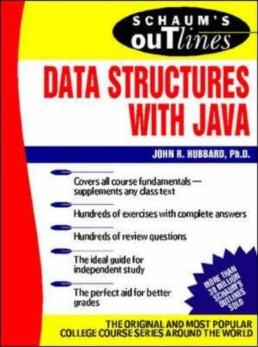 Tapa de Schaum's Outline of Data Structures with Java