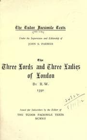 Tapa de The three lords and three ladies of London