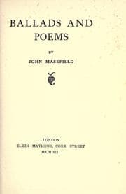 Tapa de Ballads and Poems (Collected Works of John Masefield)