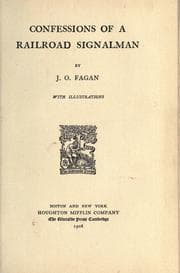 Tapa de Confessions of a railroad signalman