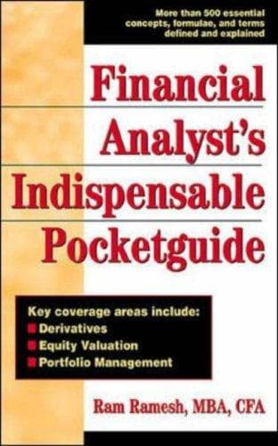 Tapa de Financial Analyst's Indispensible Pocket Guide