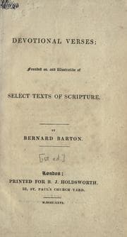 Tapa de Devotional verses