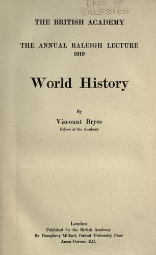 Tapa de World history