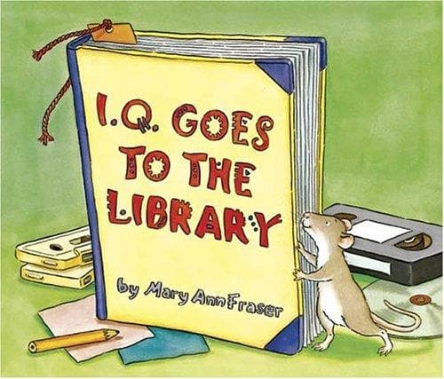 Tapa de I.Q. goes to the library