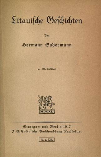 Tapa de Litauische Geschichten