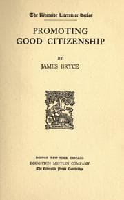 Tapa de Promoting good citizenship