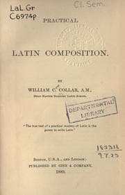 Tapa de Practical Latin composition