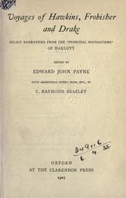 Tapa de Voyages of Hawkins, Frobisher and Drake