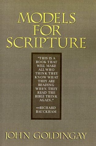 Tapa de Models for Scripture