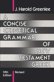 Tapa de A concise exegetical grammar of New Testament Greek